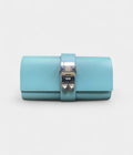 HMMédor Blue Leather Clutch Bag