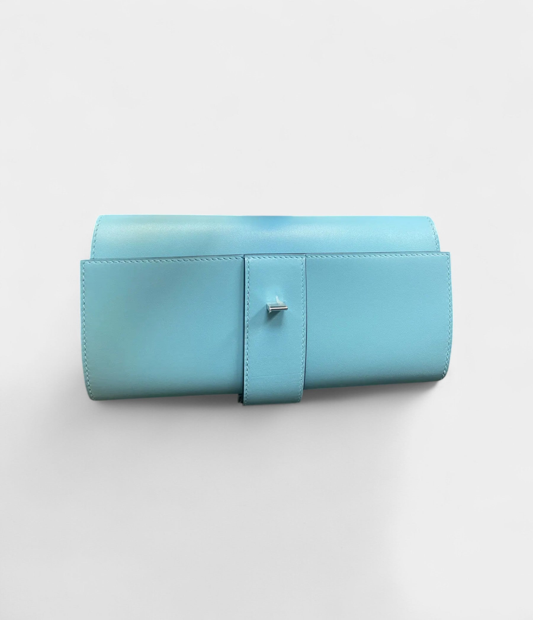 HMMédor Blue Leather Clutch Bag