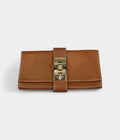 HMMédor Camel Leather Clutch Bag