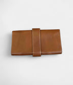 HMMédor Camel Leather Clutch Bag