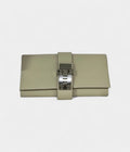 HMMédor Leather Beige Clutch Bag
