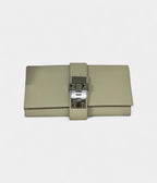HMMédor Leather Beige Clutch Bag