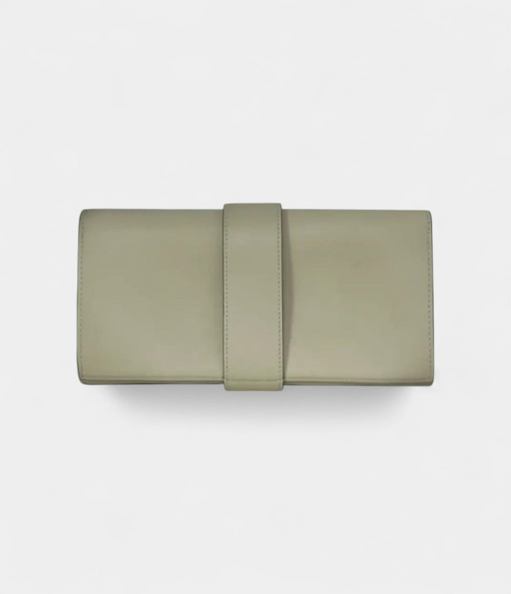 HMMédor Leather Beige Clutch Bag