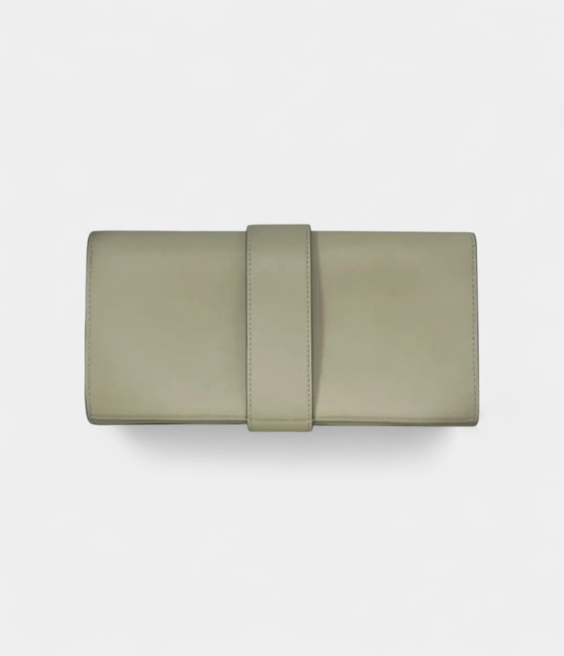 HMMédor Leather Beige Clutch Bag