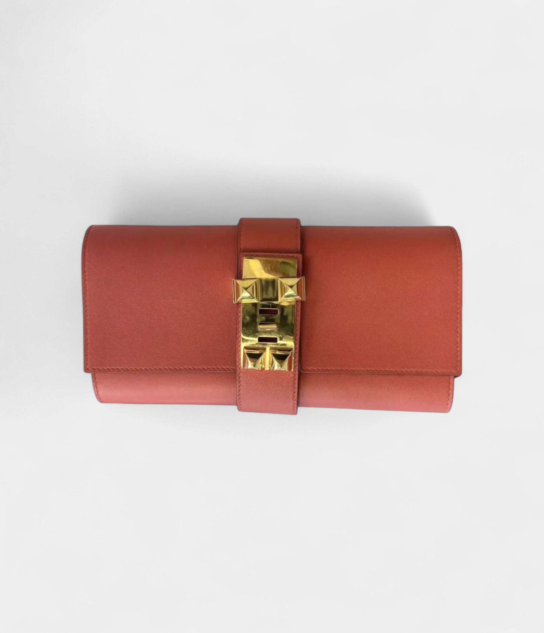 HMMédor Leather Clutch Bag