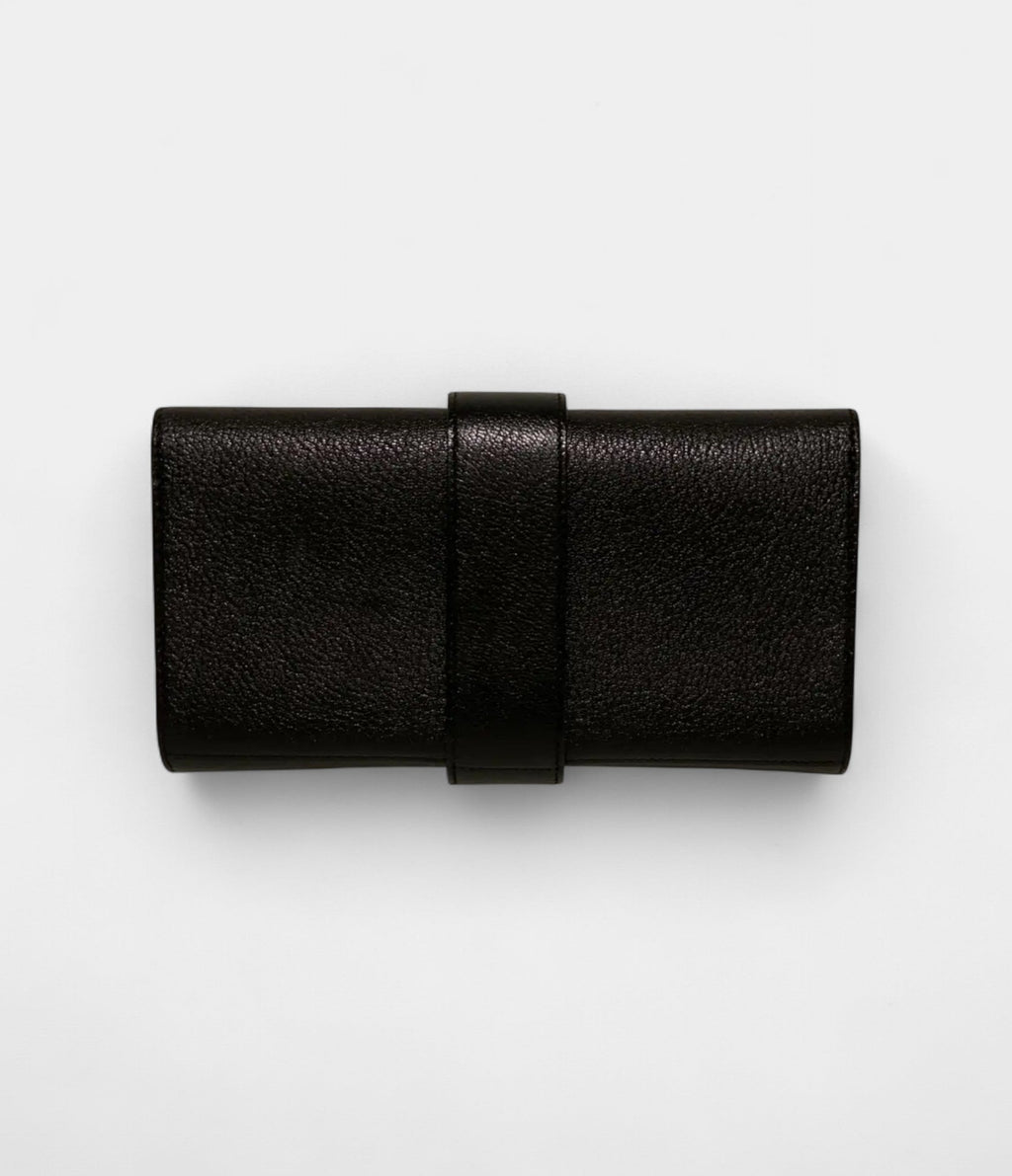 HMMédor Leather Clutch Black Bag