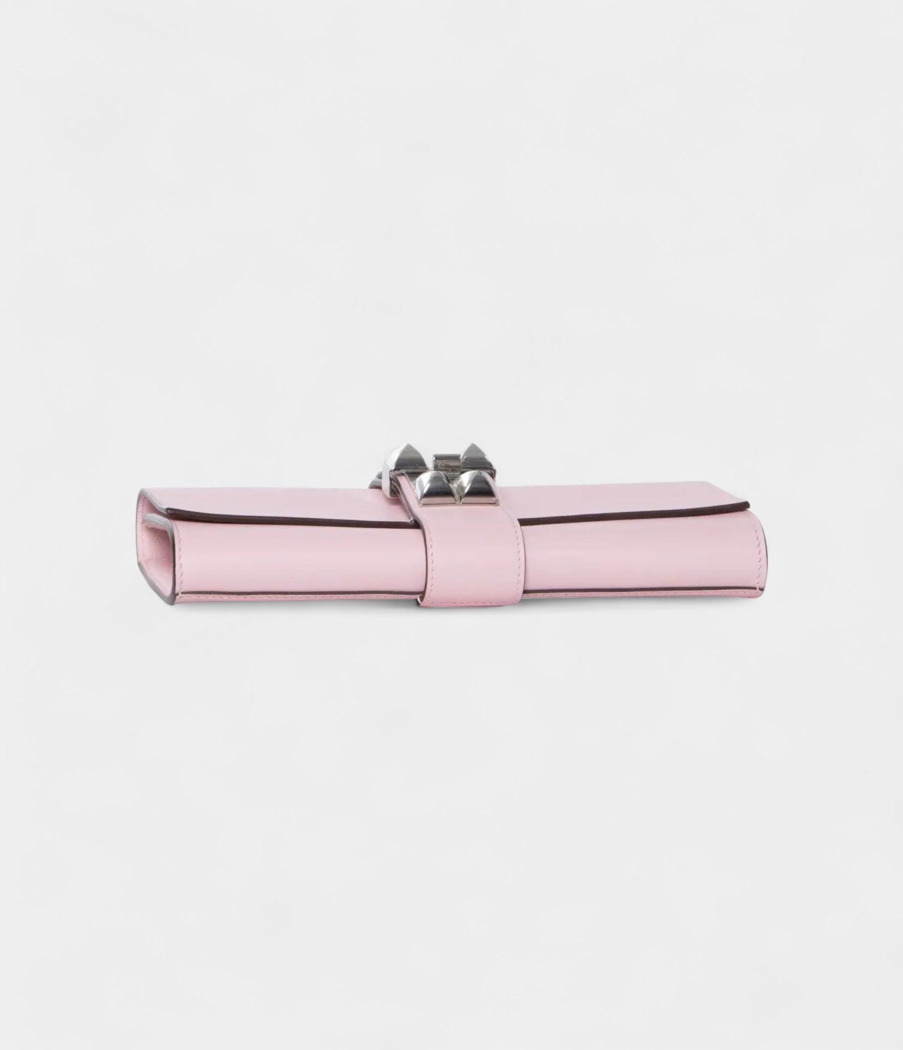 HMMédor Leather Pink Clutch Bag