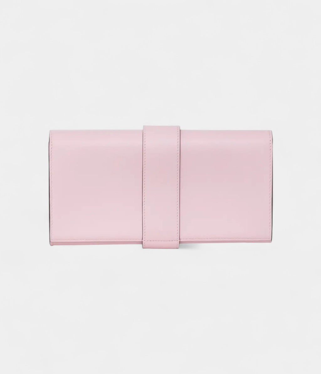 HMMédor Leather Pink Clutch Bag