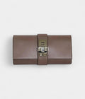 HMMédor Leather Purple Clutch Bag