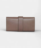 HMMédor Leather Purple Clutch Bag
