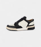 HMMen's Leather Colorblock Pattern Sneakers
