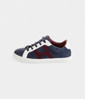 HMMen's Leather Printed Sneakers Artistry Timeless Elegance