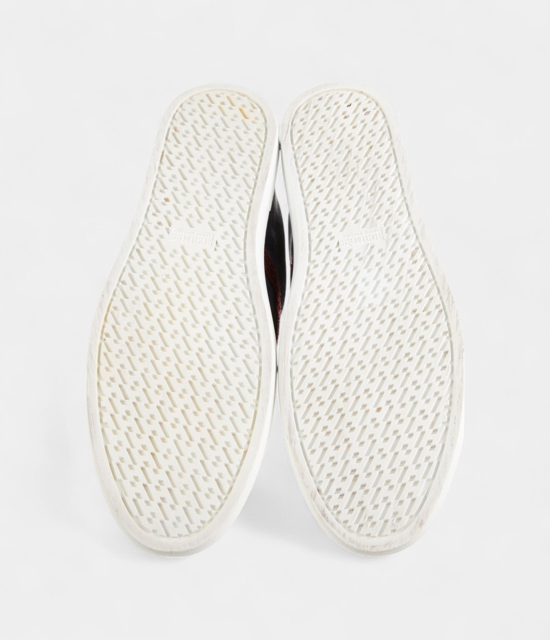 HMMen's Leather Printed Sneakers Artistry Timeless Elegance