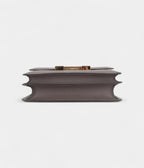 Hermes Mini Constance 18 Bag Etain Epsom Leather with Gold Hardware