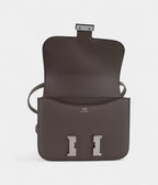 Hermes Mini Constance 18 Bag Etain Epsom Leather with Palladium Hardware