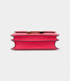 Hermes Mini Constance 18 Bag Rose Extreme Epsom Leather with Gold Hardware