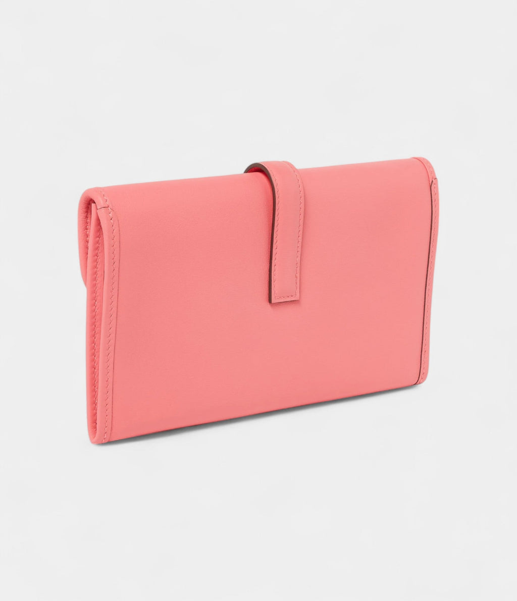 HMMini Jige Clutch Rose Azalee in Evercolor Leather