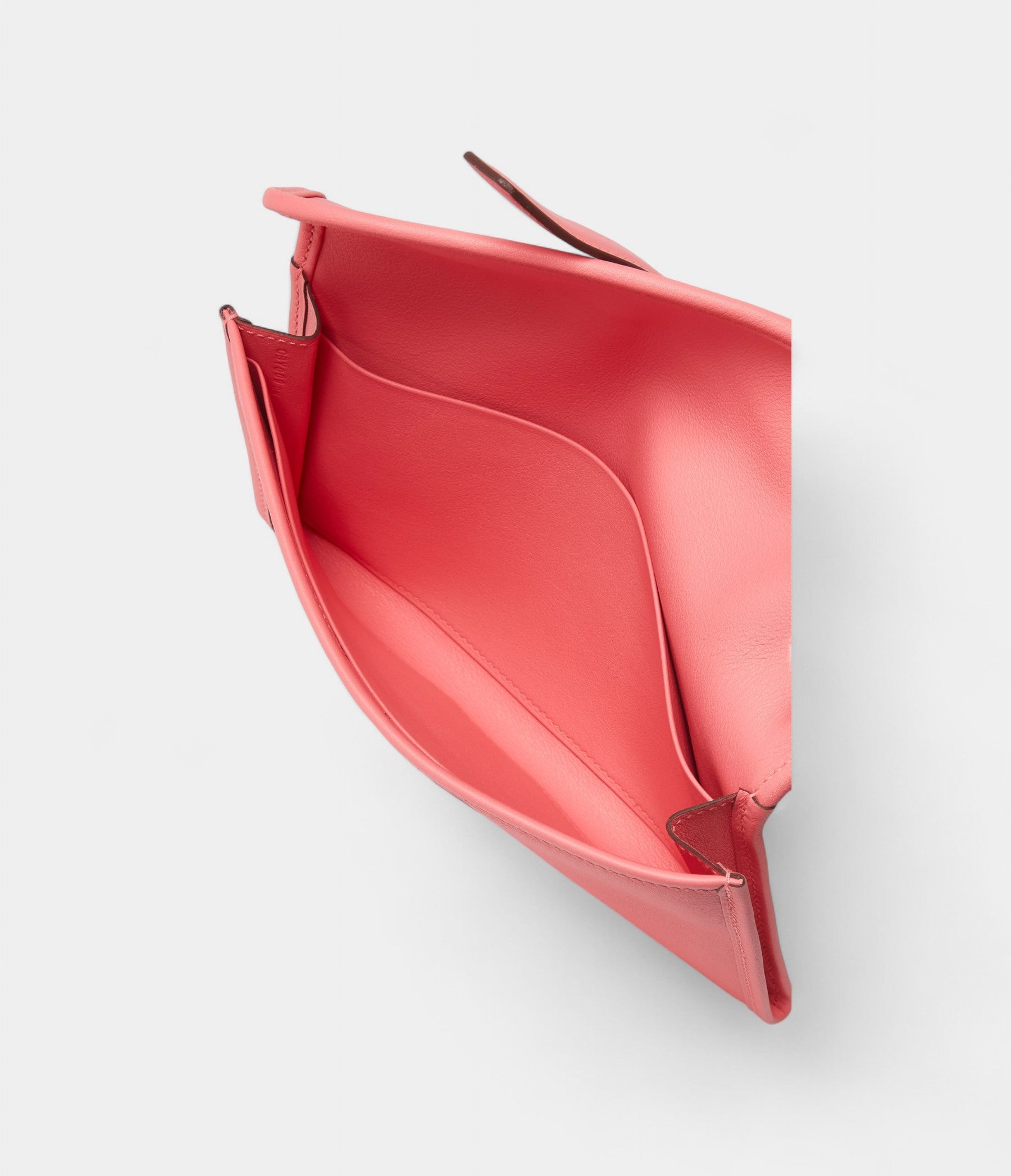 HMMini Jige Clutch Rose Azalee in Evercolor Leather