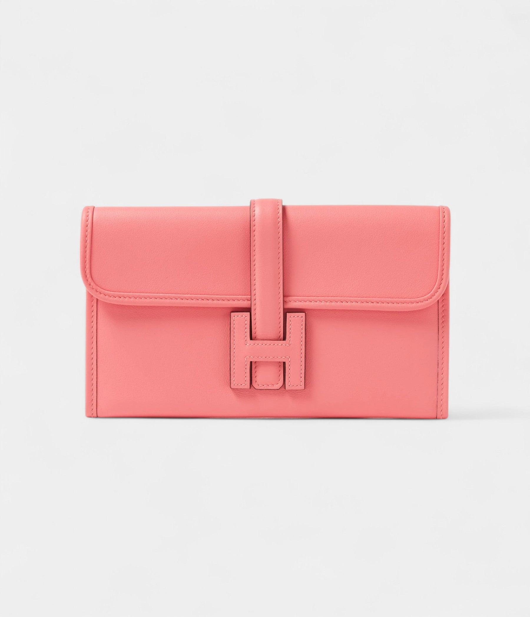 HMMini Jige Clutch Rose Azalee in Evercolor Leather