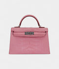 HMMini Kelly II Bubblegum Matte Alligator Palladium Hardware
