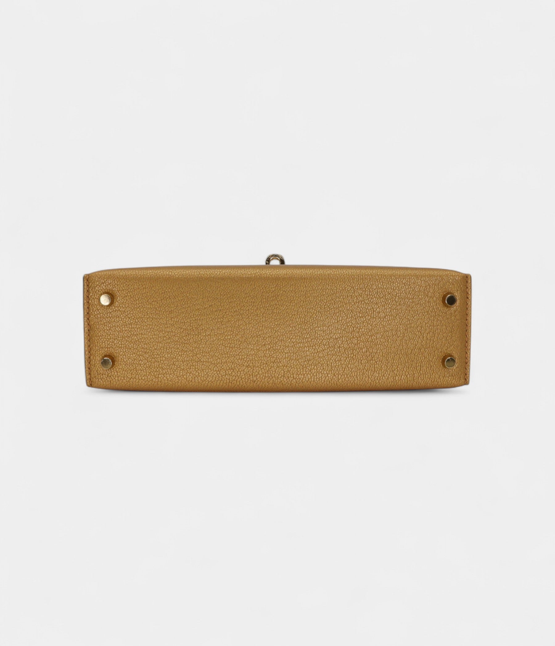HMMini Kelly II Doré Metallic Chèvre Chamkilight Permabrass Hardware