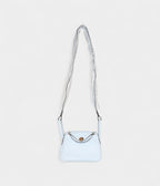 HMMini Lindy Bleu Brume Swift Gold Hardware