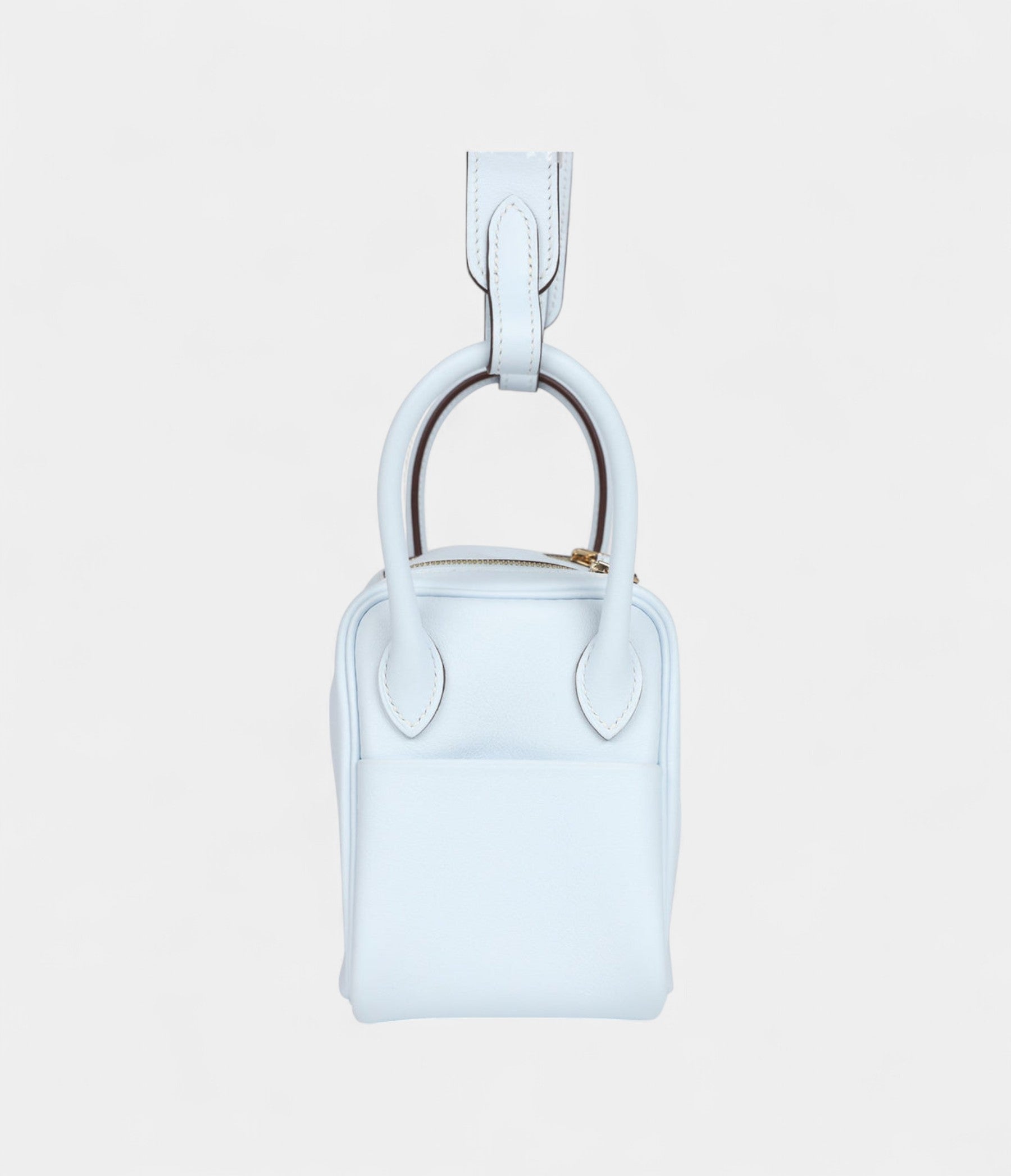 HMMini Lindy Bleu Brume Swift Gold Hardware