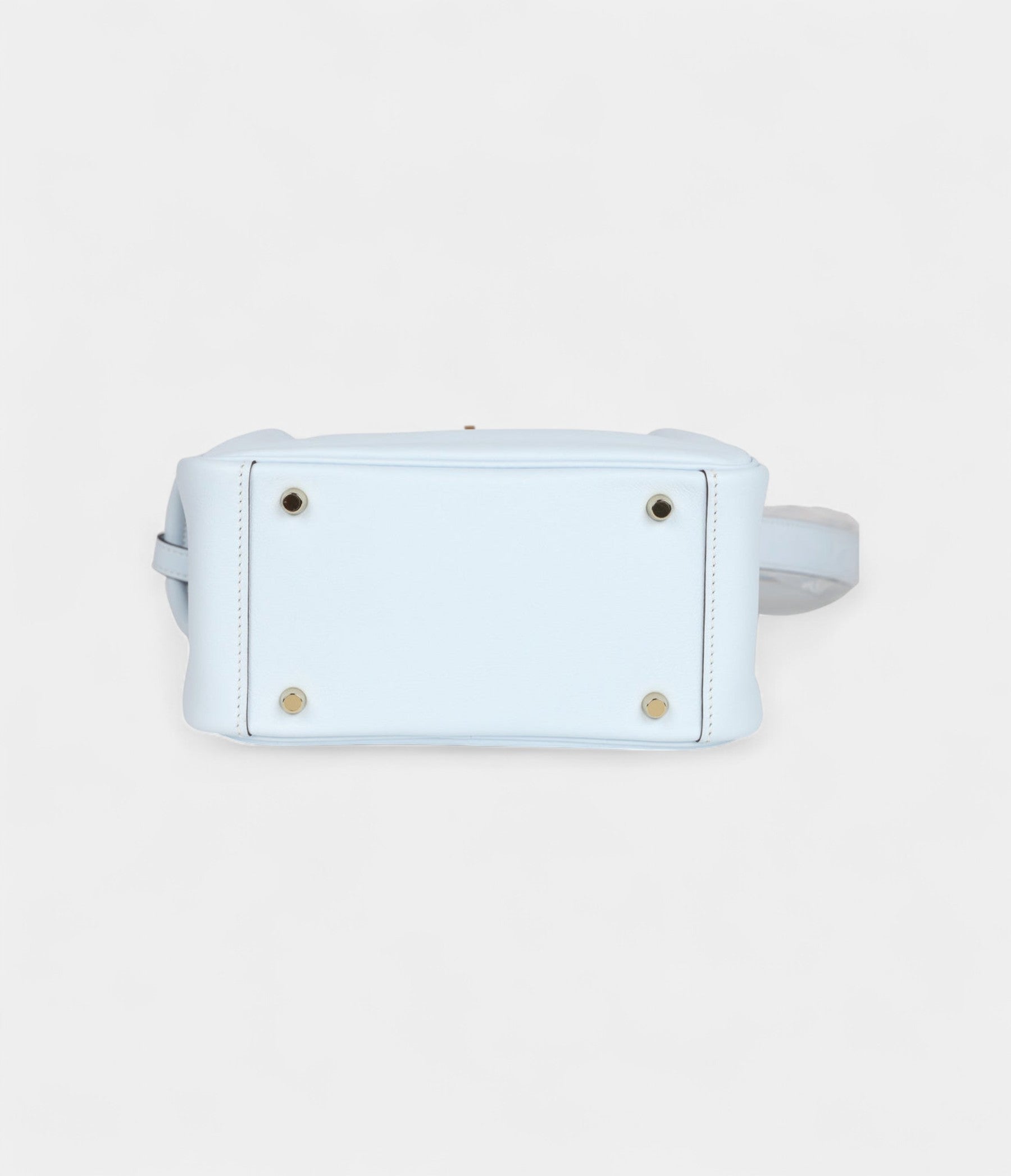 HMMini Lindy Bleu Brume Swift Gold Hardware