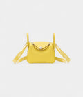 HMMini Lindy Clemence Lime Palladium Hardware