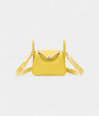 HMMini Lindy Clemence Lime Palladium Hardware