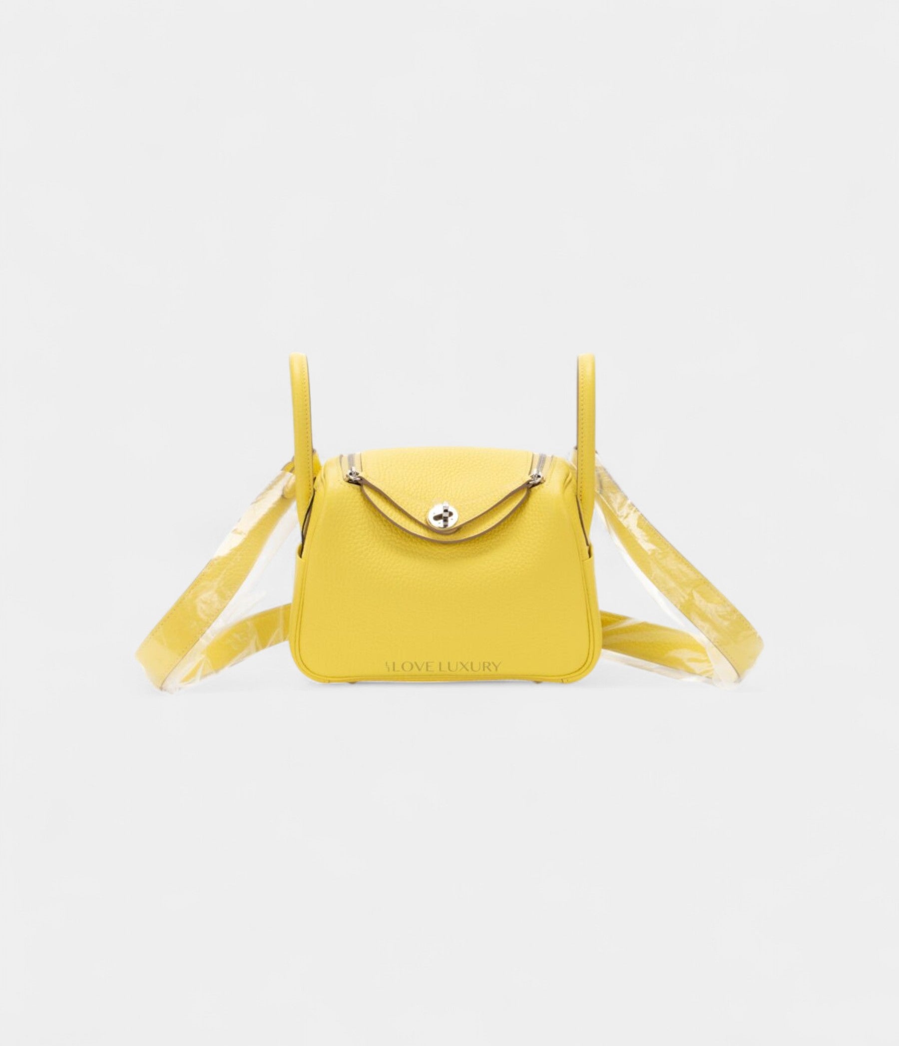 HMMini Lindy Clemence Lime Palladium Hardware