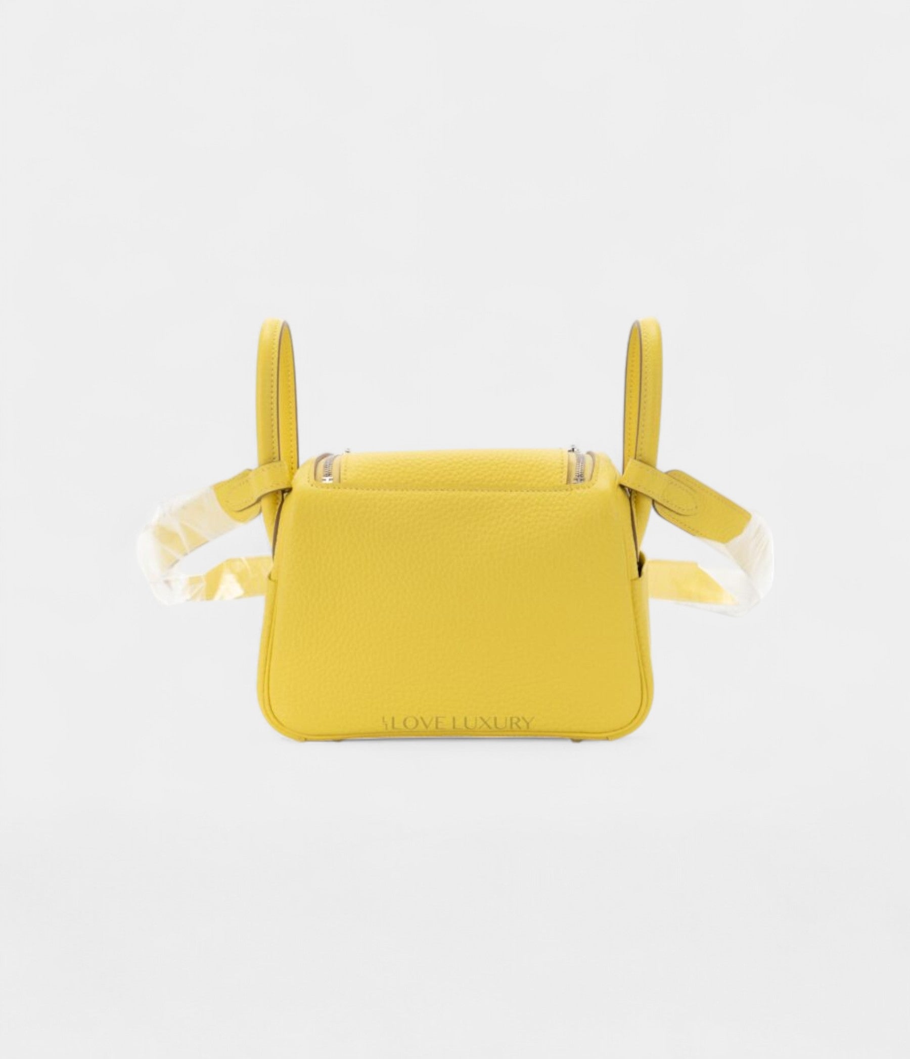 HMMini Lindy Clemence Lime Palladium Hardware
