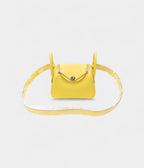 HMMini Lindy Clemence Lime Palladium Hardware