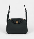 HMMini Lindy Dark Green Clemence Gold Hardware