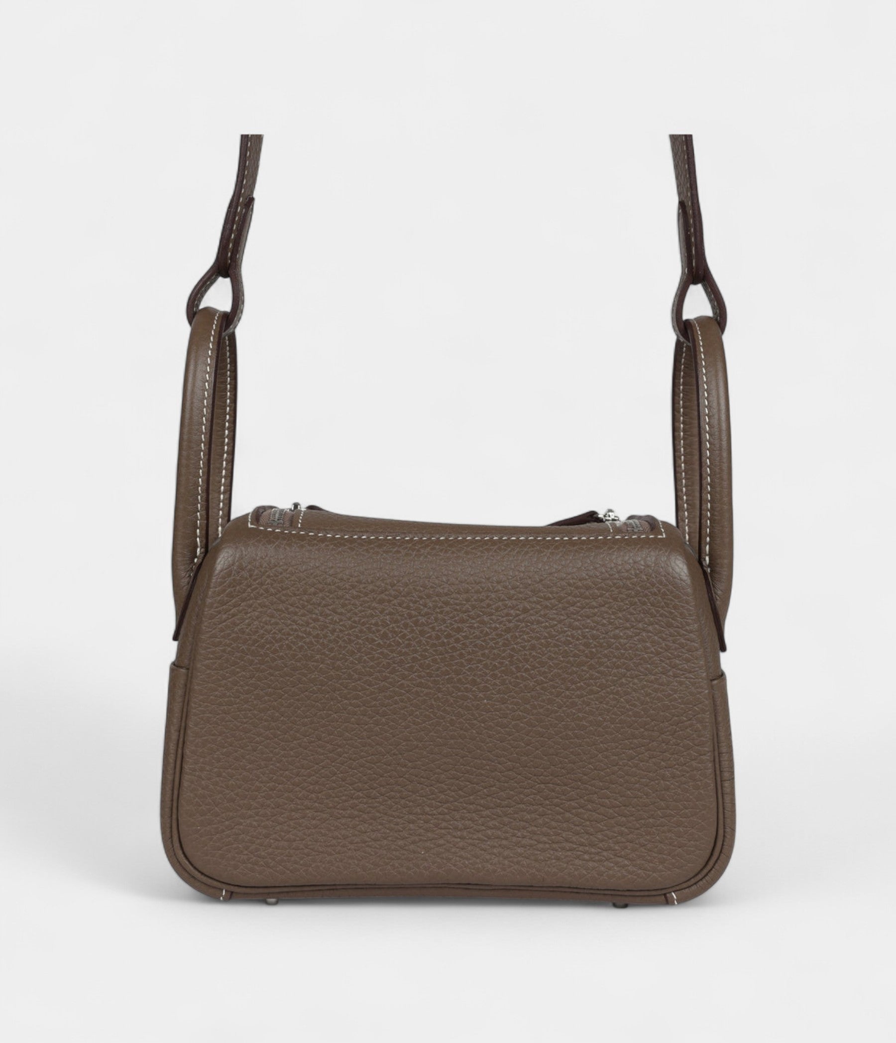 HMMini Lindy Etoupe Clemence Palladium Hardware