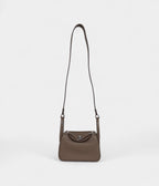 HMMini Lindy Etoupe Clemence Palladium Hardware