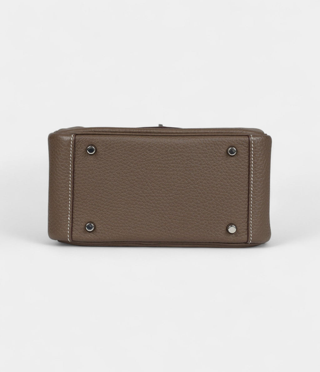 HMMini Lindy Etoupe Clemence Palladium Hardware