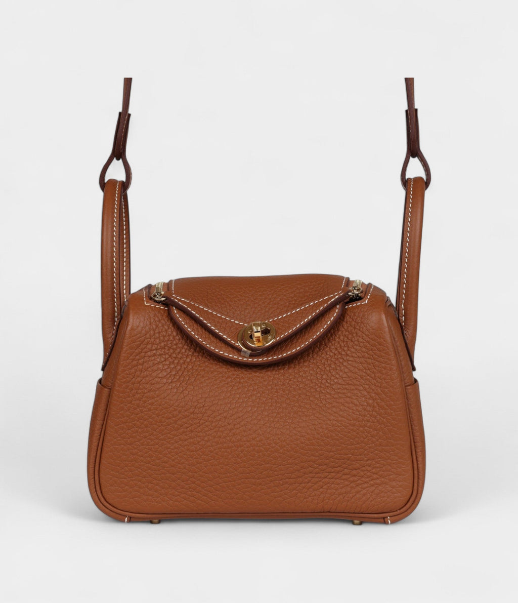 HMMini Lindy Gold Clemence Gold Hardware
