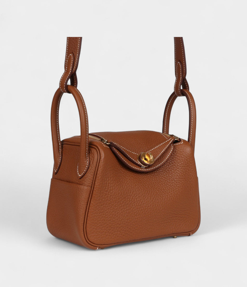 HMMini Lindy Gold Clemence Gold Hardware