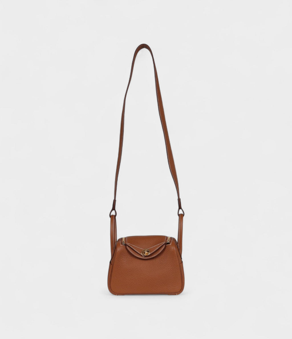 HMMini Lindy Gold Clemence Gold Hardware