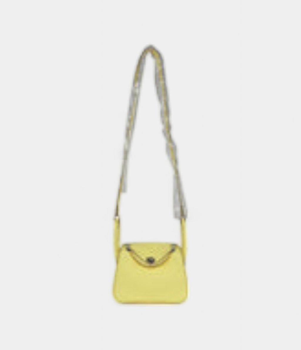 HMMini Lindy Limoncello Clemence Palladium Hardware