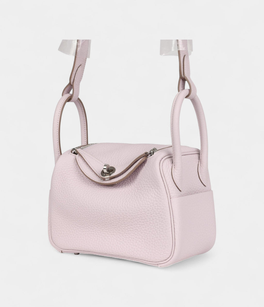 HMMini Lindy Mauve Pale Verso Clemence Palladium Hardware