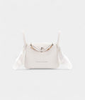 HMMini Lindy New White Clemence Palladium Hardware