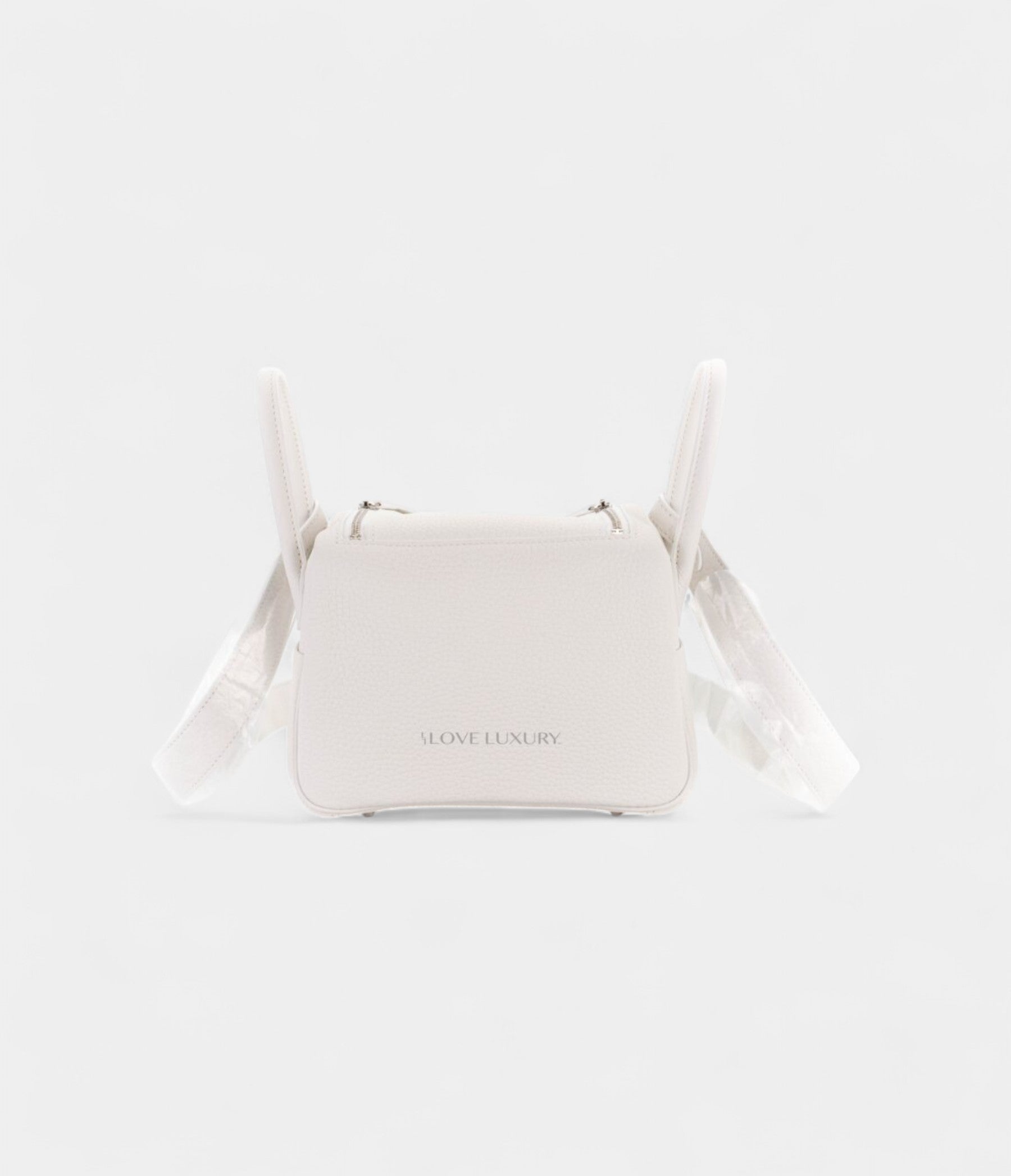 HMMini Lindy New White Clemence Palladium Hardware