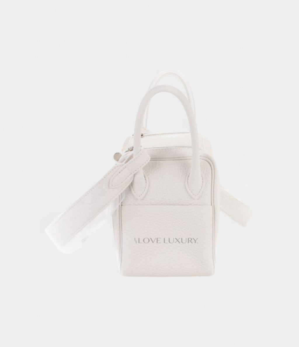 HMMini Lindy New White Clemence Palladium Hardware