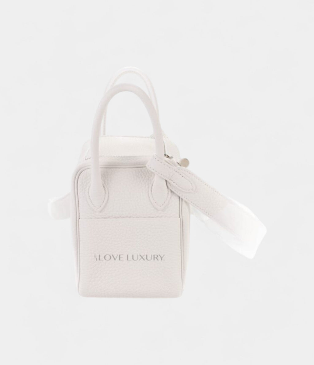 HMMini Lindy New White Clemence Palladium Hardware