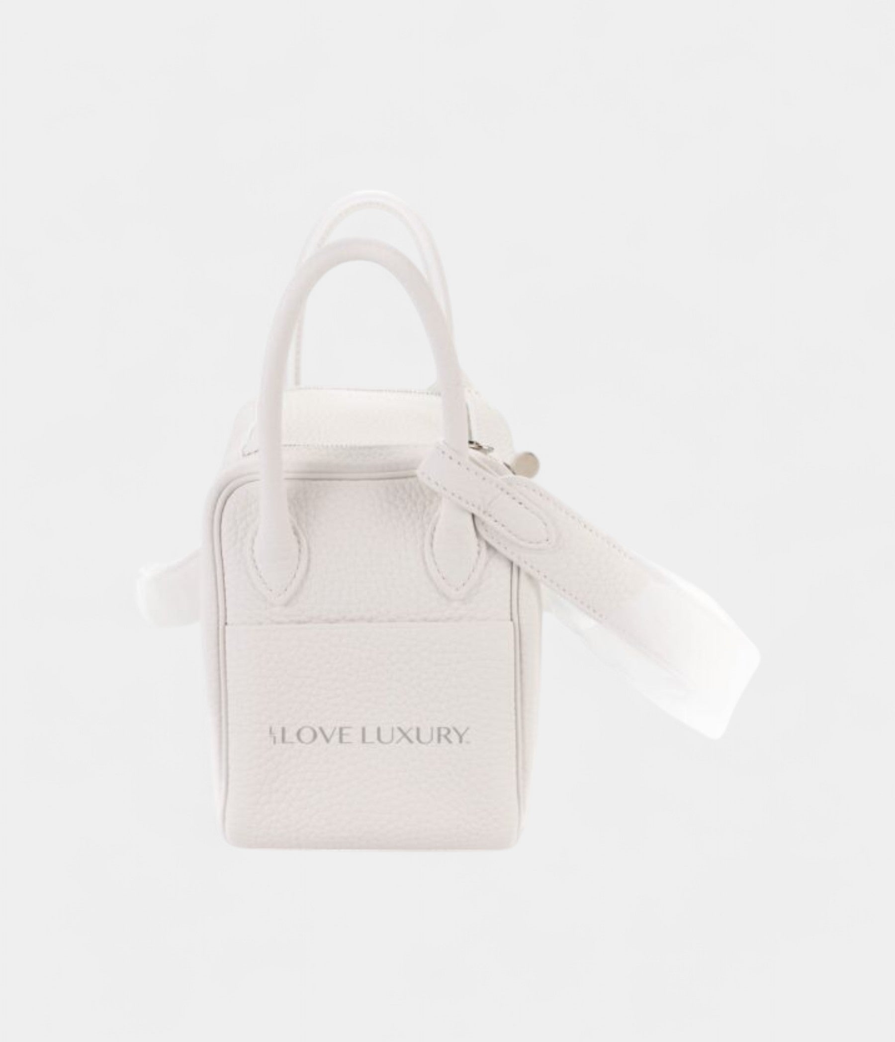 HMMini Lindy New White Clemence Palladium Hardware