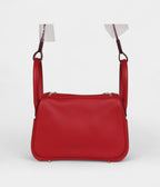 HMMini Lindy Rouge Casaque Swift Gold Hardware