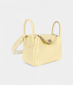 HMMini Lindy Verso Yellow Milton Pearl Grey Clemence Palladium Hardware