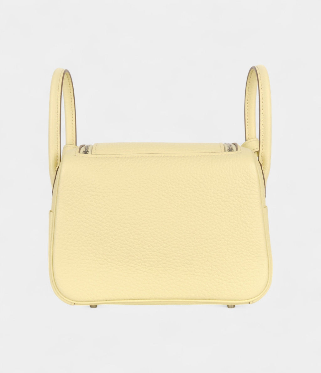 HMMini Lindy Verso Yellow Milton Pearl Grey Clemence Palladium Hardware